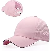 Little Girls Criss Cross Ponytail Hat Toddler Reflective Baseball Cap Kids Quick Dry Summer Sports Hats Age 3-8