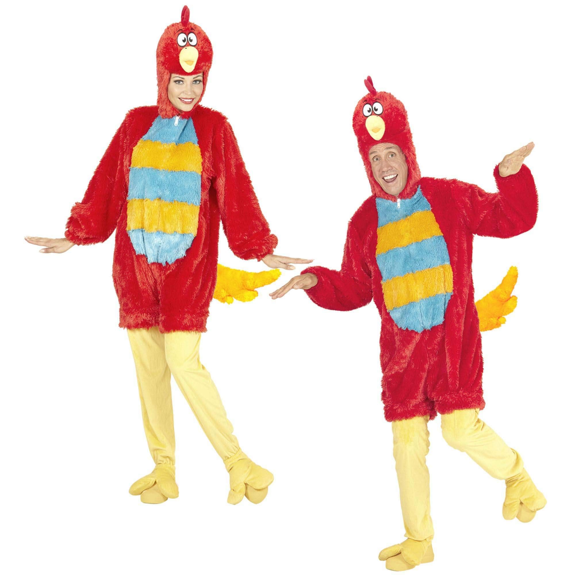 Widmann 97157 Bird Adult Costume ? Red, Medium