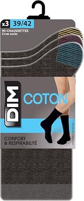 Herren - Socken aus Baumwolle Mix & Match x3 | Komfort und Atmungsaktivität | Diskreter zweifarbiger Style