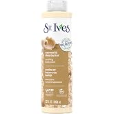 St. Ives Oatmeal &amp; Shea Butter Body Wash, Soothing Body Care with 100% Natural Extracts, Moisturizing Body Soap, Daily Shower Gel Cleanser with Comforting Warm Fragrance, 22oz