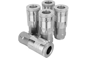 Milton Industrial Air Coupler, G-Style quick connect coupler, 1/2" FNPT, Steel Air tool fitting, 1815 (Pack of 5)