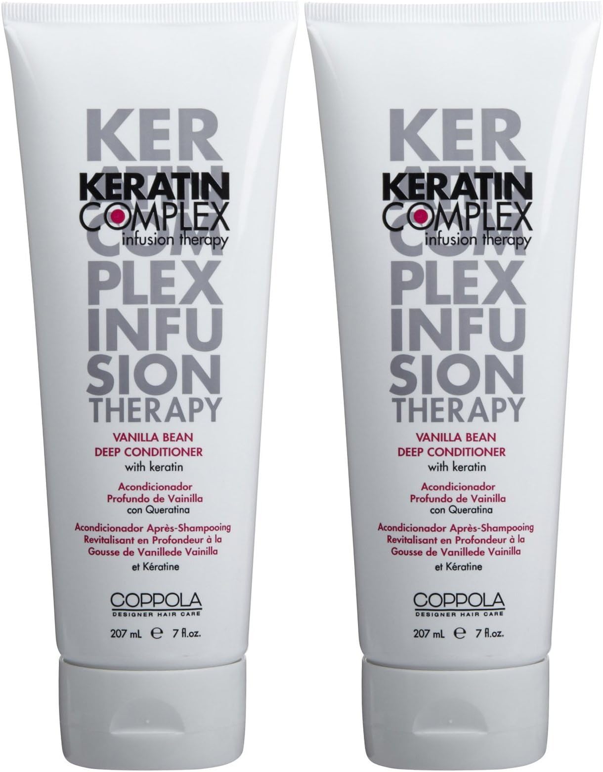 Keratin Complex Vanilla Bean Deep Conditioner - 7 oz - 2 pk