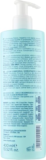 Rilastil Aqua Emollient Moisturizing Body Lotion Skincare Unisex 400ml view 2
