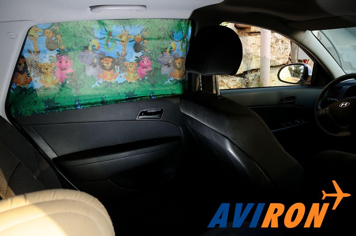 2 NEW EXTRA LARGE CURVED Car Window SideRear Seat Sun Screen/Shades