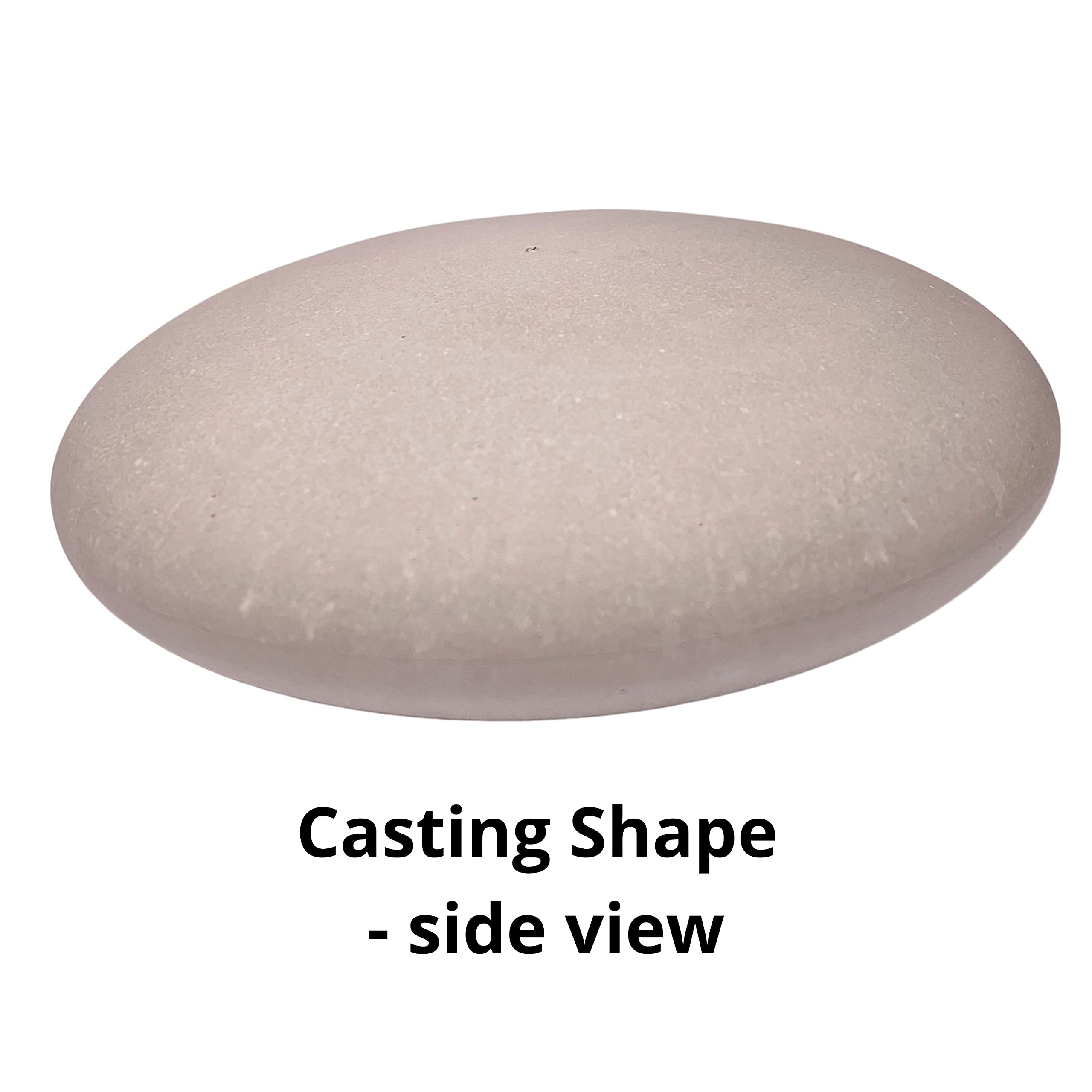 Stone Mold - for Making Stones for Painting - Happy Dotting Company - Large Round Shape - Smooth Casting with inbuilt Center for Dotting Mandala and Stone dot Art - to Make Rocks for Painting