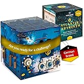 INSCAPE Atlantis Labyrinth Puzzle Box - Escape Room Game in A Box for Adults - Maze - Mind Puzzles for Adults - 3D Wooden Puzzle Boxes with Hidden Compartments