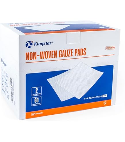 Amazon.com: Johnson & Johnson Red Cross Gauze Pads 4x4 in - 25 ct