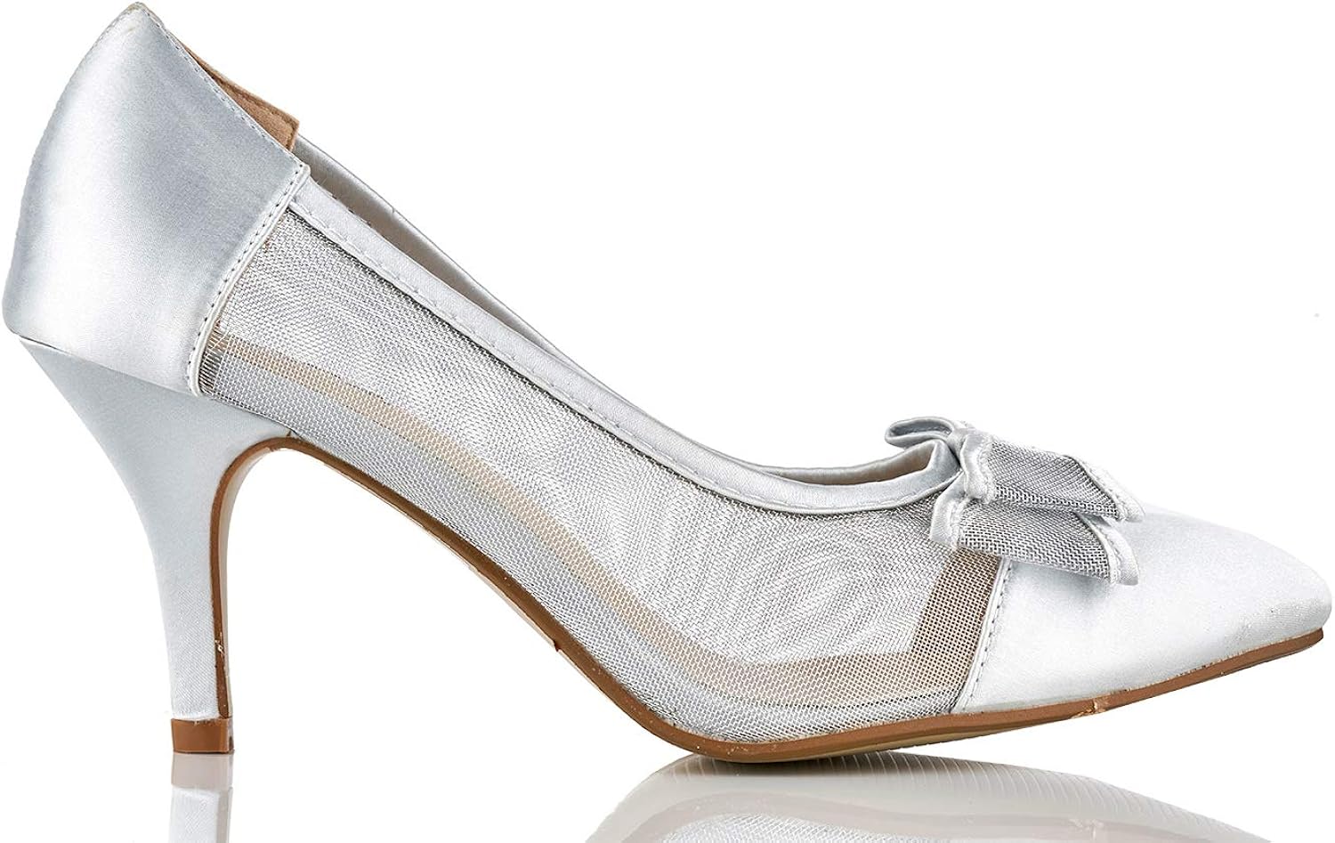 silver court shoes uk