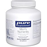 Pure Encapsulations Men's Nutrients - Multivitamin Mineral Supplement to Support Energy, Endurance & Stamina in Men Over 40* - with Vitamin D, Vitamin C & Trace Minerals - 180 Capsules