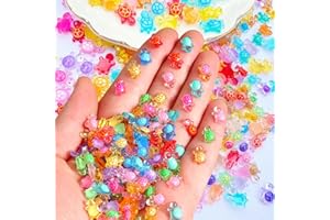 FAURAPMNG 300 Pcs Mini Resin Turtles for Crafts 3 Sizes Luminous Tiny Turtle Small Cute Luminous Figures Miniature Sea Ocean 