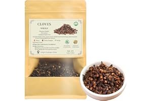 Premium Whole Cloves 100g/3.53oz - Rich Aroma, Handpicked-No Preservatives-No Additives-Non GMO-Versatile Spice for Cooking &