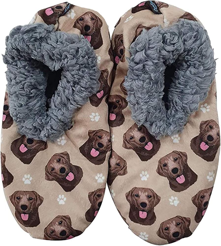 black lab slippers