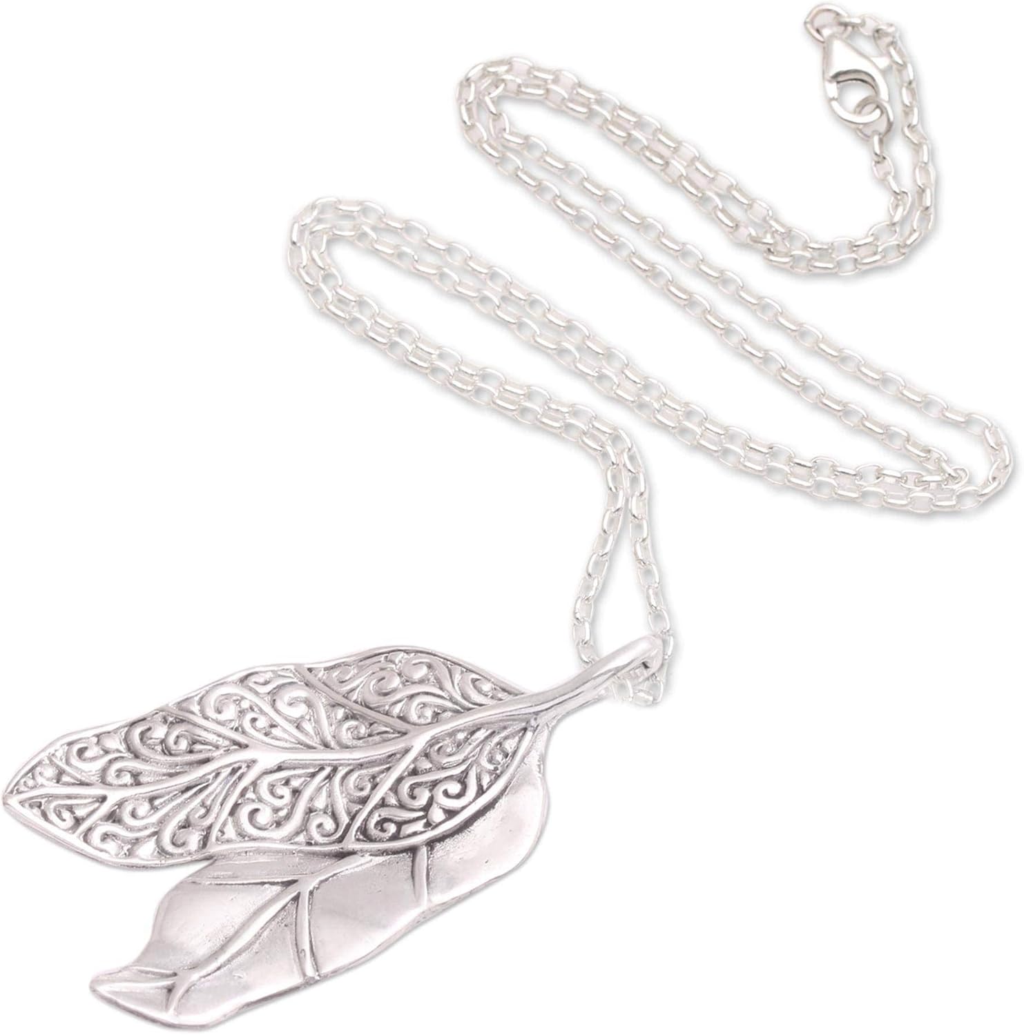 Banana Canopy 20 NOVICA .925 Sterling Silver Pendant Necklace