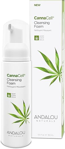 オーガニック ボタニカル 洗顔料 洗顔フォーム ナチュラル フルーツ幹細胞 ヘンプ幹細胞 「 CannaCell® クレンジングフォーム 」 ANDALOU naturals アンダルー ナチュラルズ