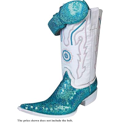 botas vaqueras azules