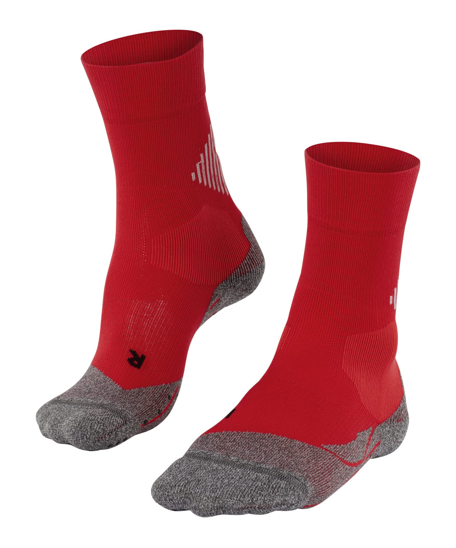 FALKE Unisex 4 GRIP U So Functional Yarn For Maximum Speed 1 Pair Socks, Red Scarlet 8079, 9.5-10.5