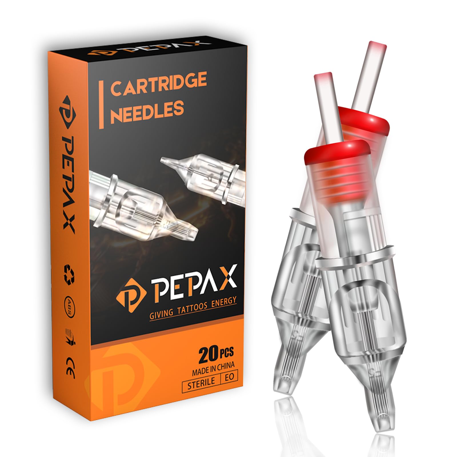 Tattoo Cartridges Needles - PEPAX 20Pcs 1209RM Cartridge Needles Tattoo