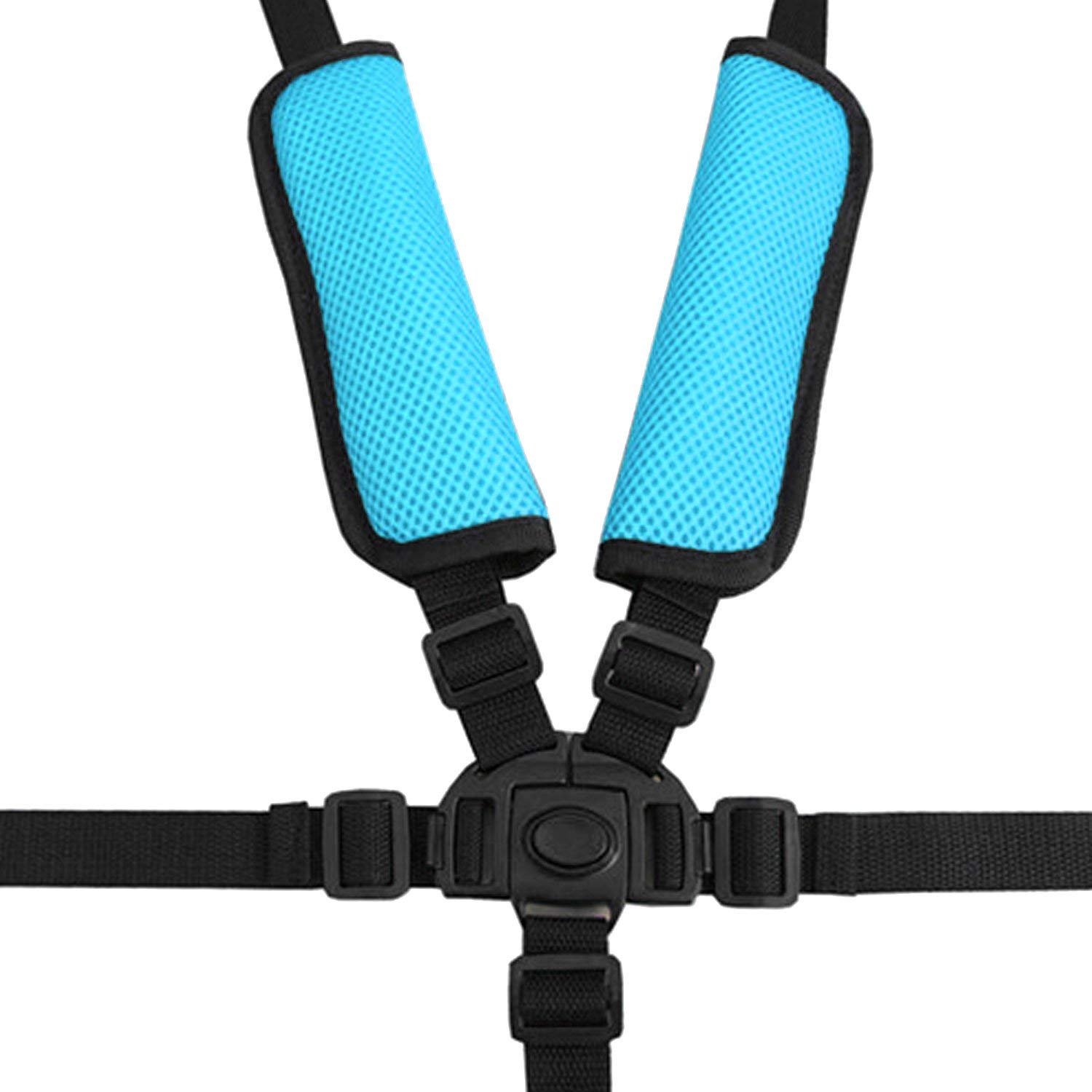 Black Universal High Chair 5 Point Seat Belt/Straps/Harness/Replacement