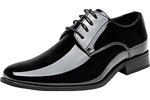 Jousen Mens Dress Shoes Formal Business Oxford Shoe Tuxedo Dress Shoes for Men
