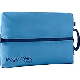 Eagle Creek Pack-It Isolate Shoe Sack - Breathable Shoe Sack for Travel - Lightweight & Portable - Washable - Water-Resistant - Easy-Grab Zipper - Top Handle - Blue Dawn