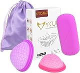 CTDMJ Menstrual Disc Set of 2 S & L, Reusable Silicone Period Cups view 1