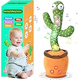 TWORIVER Valentine Gifts for Kids Baby Toys 0-6 3-6 6-12 12-18 Months Dancing Talking Cactus, Toddler Boys Girls Gifts for 2 3 4 5 6 7 8 9 10 Month Old Baby Toys for 1 Year Old Boy Girl