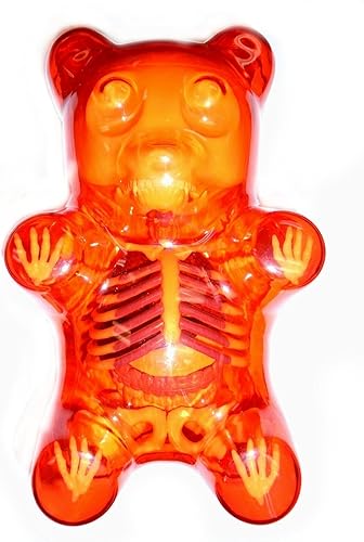 Amazon Jason Freenyデザインのグミベア 解剖パズル レッド 立体パズル おもちゃ