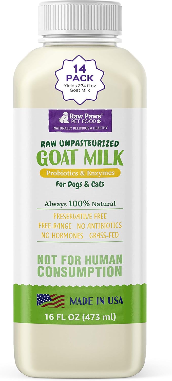 pasteurized goat milk for dogs