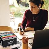 Colpart Dual Tip Marker Pens 168 Color Alcohol Markers Art Set Permanent view 6