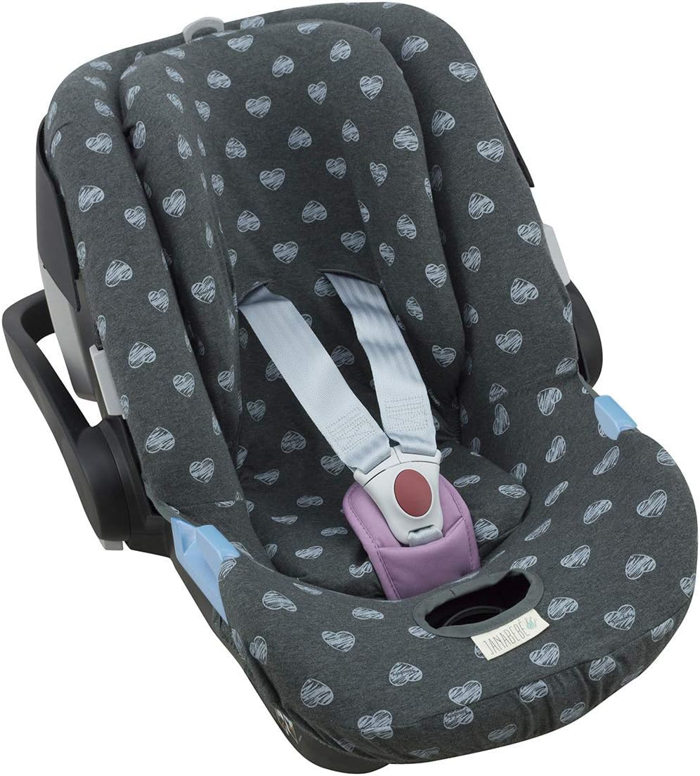 JYOKO KIDS Baby Car Seat Cover Liner Compatible with Cybex Aton Cloud- Q-M-2-4-5, Made with Soft and Organic Cotton - Image 3