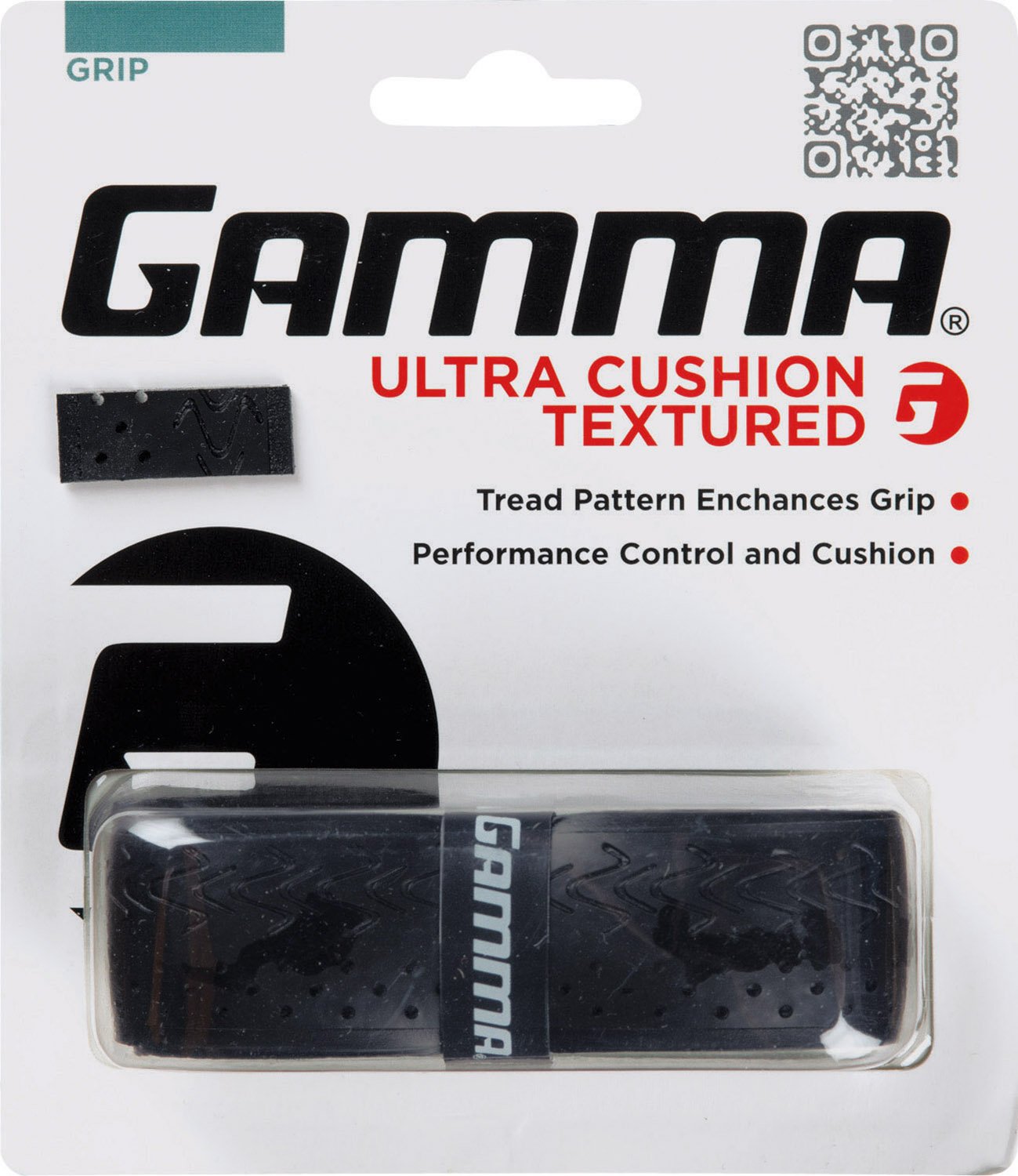 Gamma Sports Tennis Racquet Ultra Cushion Replacement Grips, Textured