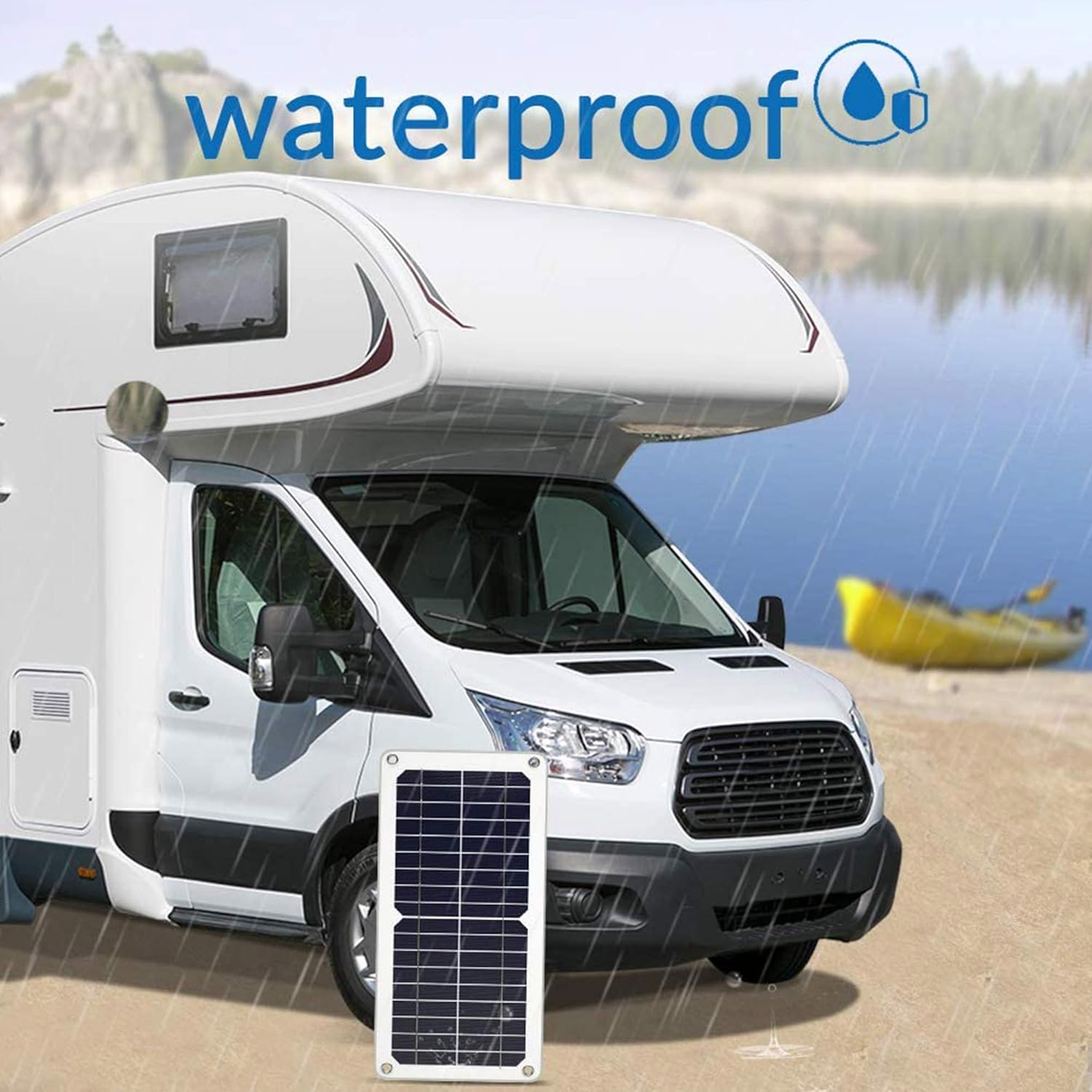 SUNAPEX 10W 12V Portable Solar Battery Charger & Maintainer - Solar Panel-Built - in Intelligent Charge Controller-Solar Powered Charger for Automobile Car RV, etc : Garden & Outdoor