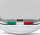 Cat Mate 4-Way Locking Glass Fitting Cat Flap 210 White view 4