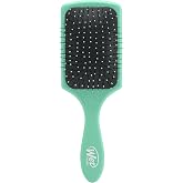 Wet Brush Paddle Detangler Hair Brush, Amazon Exclusive Aqua, Ultra-Soft IntelliFlex Bristles with AquaVent Design, Great For Treatment &amp; Mask Application, Women, Men, Wet, Dry and Damaged Hair