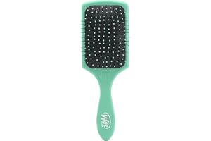 Wet Brush Paddle Detangler Hair Brush, Amazon Exclusive Aqua, Ultra-Soft IntelliFlex Bristles with AquaVent Design, Great For Treatment & Mask Application, Women, Men, Wet, Dry and Damaged Hair