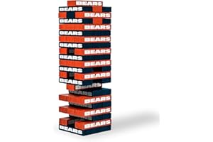 Wild Sports NFL Chicago Bears Table Top Stackers 3" x 1" x .5", Team Color
