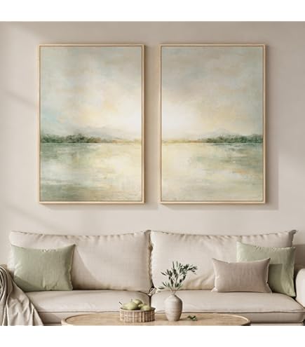 Amazon.com: Uttermost 32282 Seabreeze - Abstract Framed Canvas