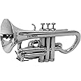 Tromba Pro Professional Plastic Bb Cornet, Silver