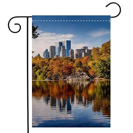  Beivivi Creative Home Garden Flag Central Park