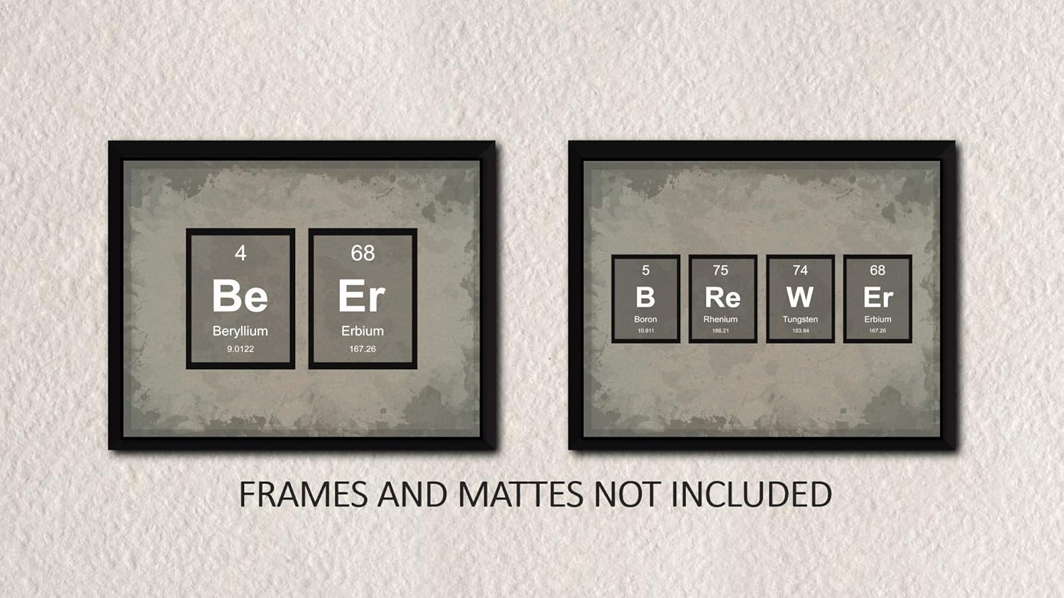 Amazon Com Beer Brewer Periodic Table Of Elements Decor