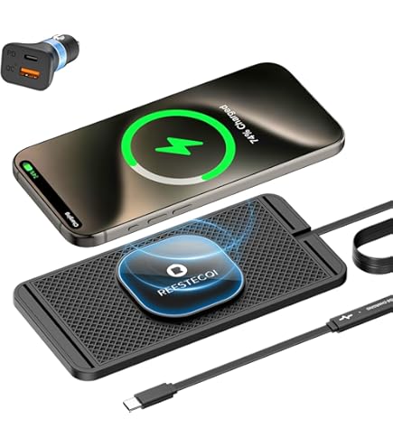 Wireless Phone Charger Qi Car Charging Pad Fast 15W For Toyota