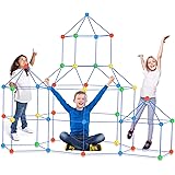 MIGWDPM Fort Building Kit for Kids, 155 Pcs Ultimate Construction STEM Toys for 3 4 5 6 7 8 Years Old, Educational Learning T
