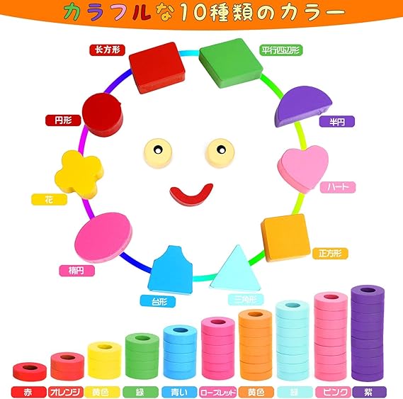 Amazon Co Jp Montessori Educational Toys Building Blocks Toys 3d Puzzle Alphabet Educational Toys Toddlers Kids Blocks Wooden Those Shapes Montessori Multiple Shape Puzzle Increases Focus Steering Intelligence Judging Self Affiring