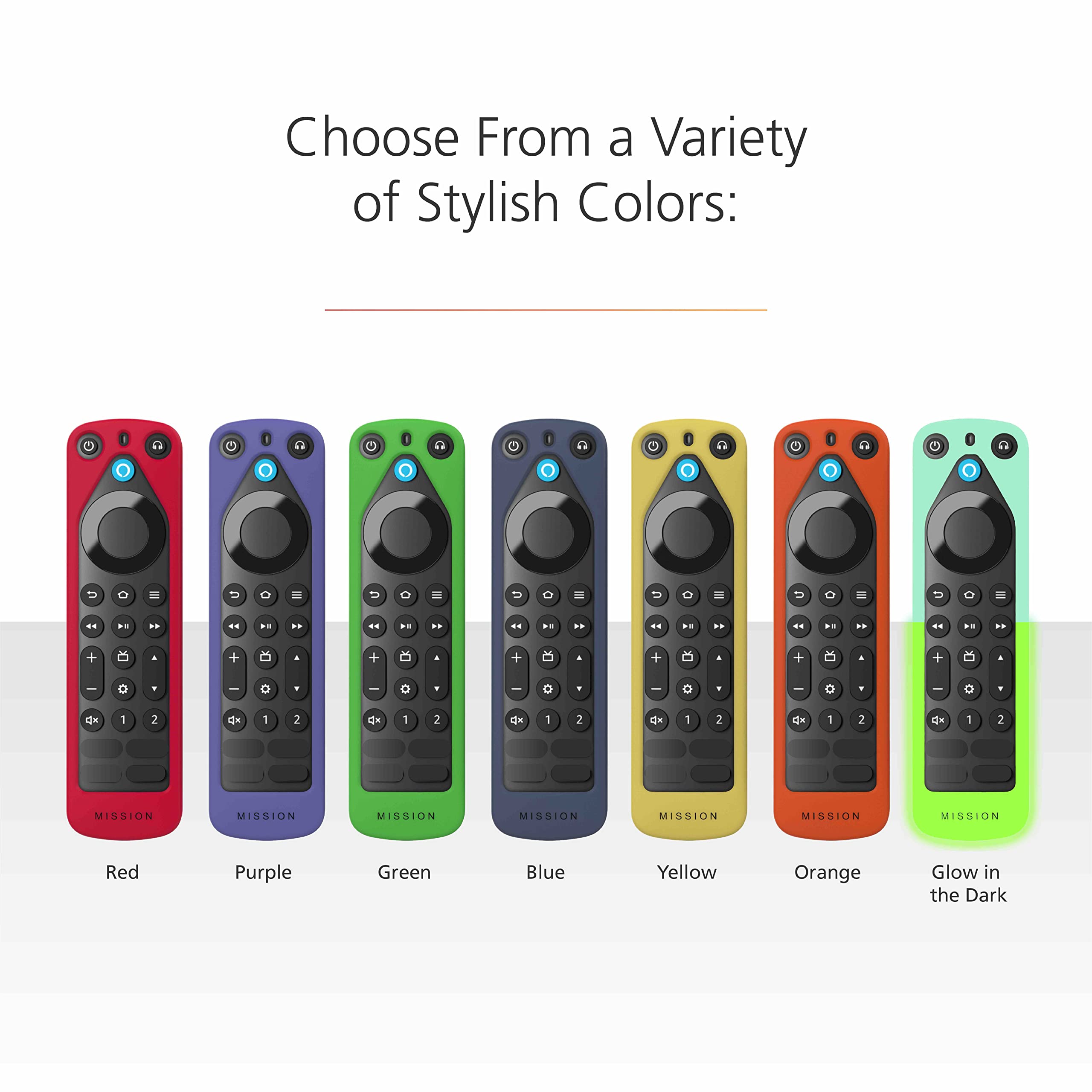 Made for Amazon Remote Cover Case, for Alexa Voice Remote Pro (2022 Release) | Yellow