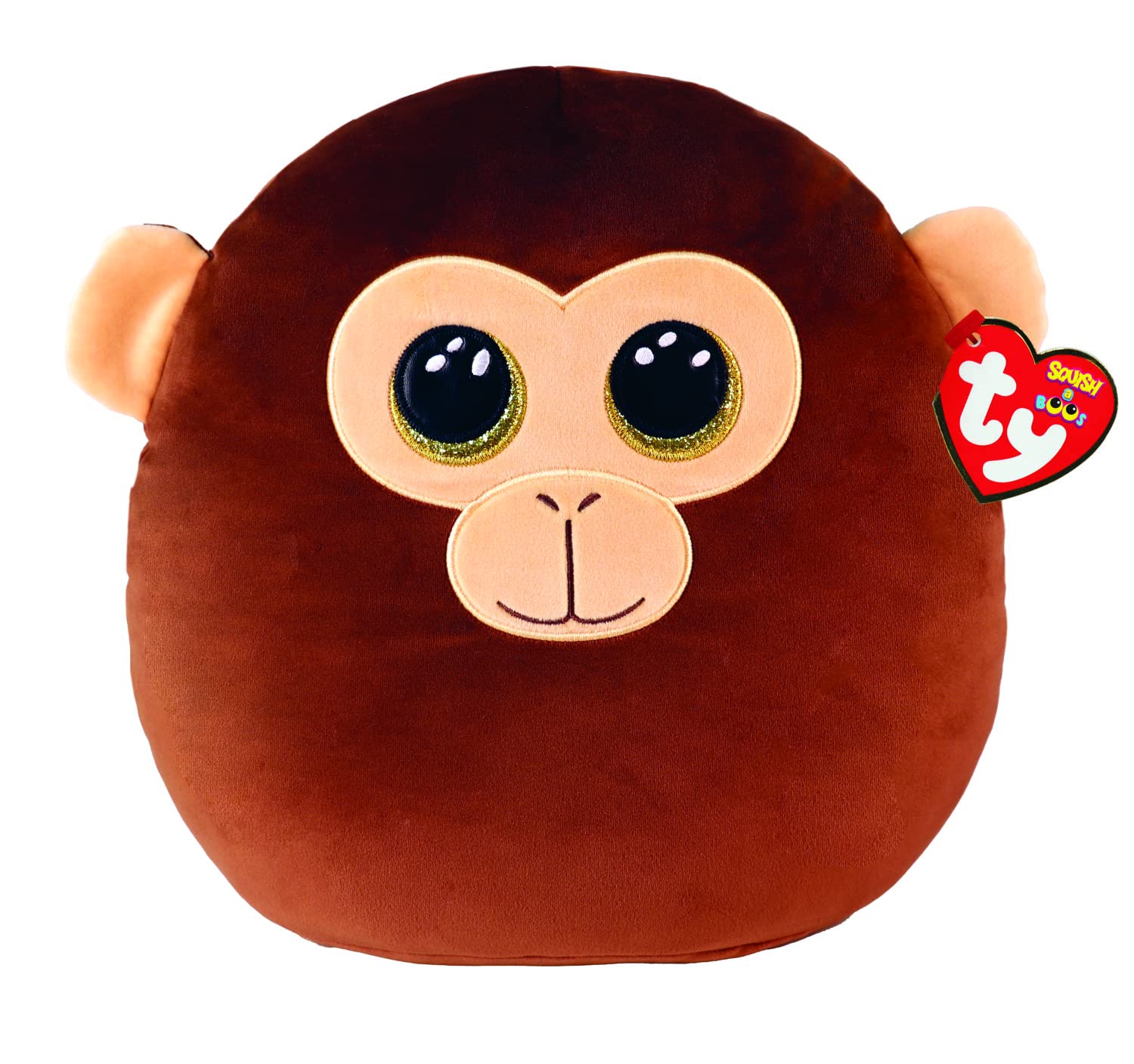 TY Toys - Squish a Boo Brown Monkey Dunston - 31 CM, 2009318