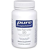 Pure Encapsulations Saw Palmetto 320 - Fatty Acids & Other Essential Nutrients to Support Metabolism & Urinary Function - with Saw Palmetto Extract - 120 Softgel Capsules
