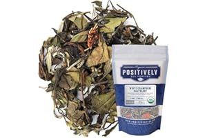 Organic Positively Tea Company, White Champagne Raspberry White Tea, Loose Leaf, 4 Ounce