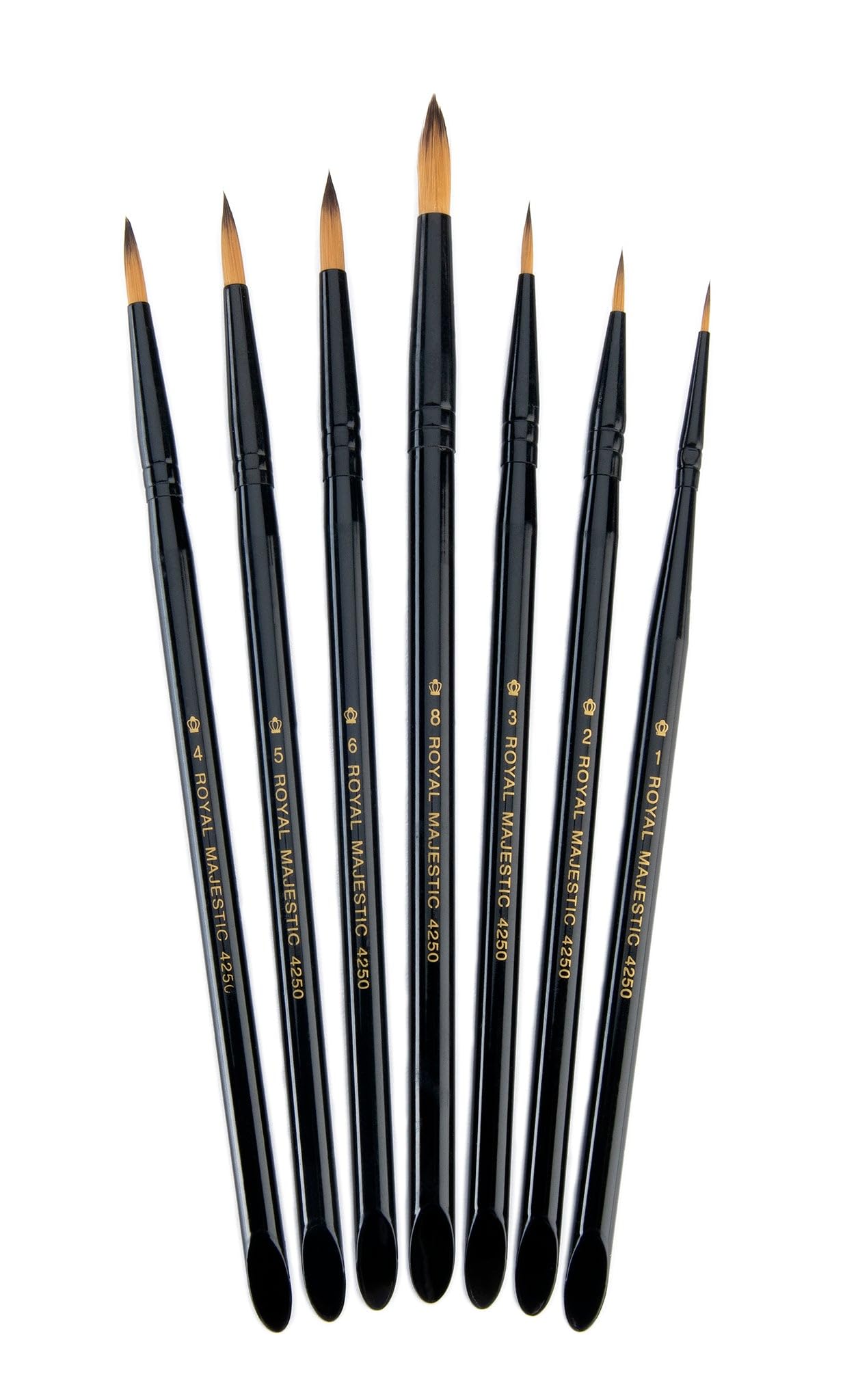 Royal and Langnickel Majestic Premium Round Brush Set (Pack of 7)