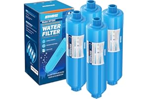 Kohree RV Water Filter, RV Marine Inline KDF Water Filter with NSF & BPA Free Certified, Greatly Reduce Chlorine Heavy Metals