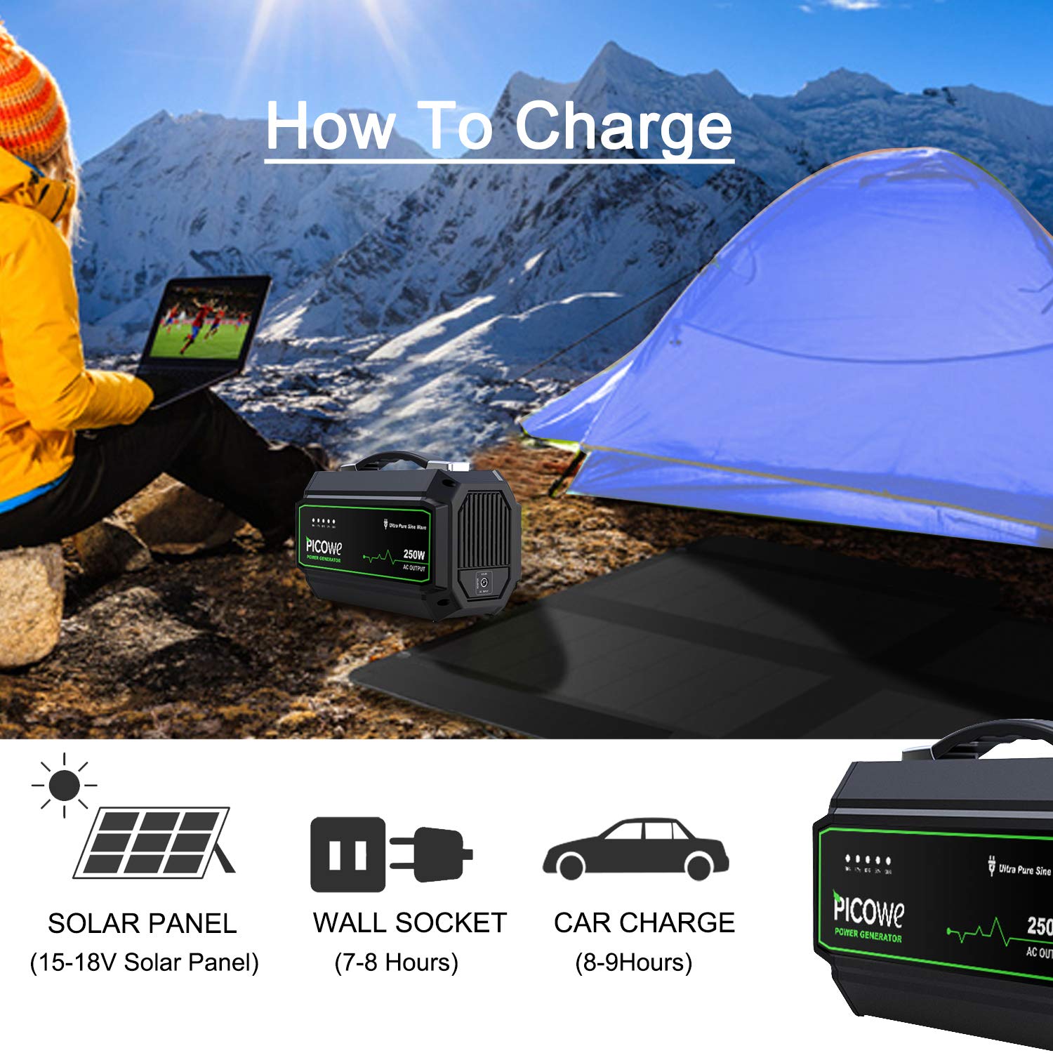 250Wh Pack Battery Lithium Rechargeable 67500mAh Station